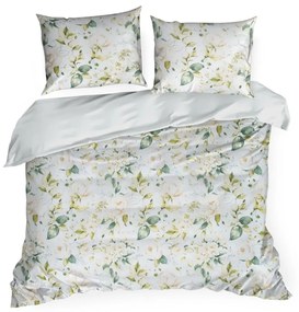 Меки памучни чаршафи с деликатна шарка на рози 2 части: 1 бр. 140x200 + 1 бр. 70x80