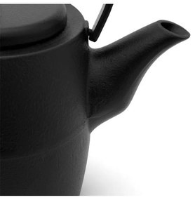 Черен чугунен чайник с цедка 1,2 l Kobe – Bredemeijer