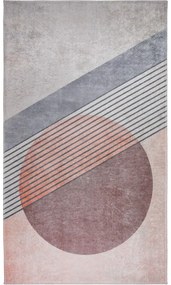 Миещ се килим в светло розово-сиво 80x150 cm - Vitaus