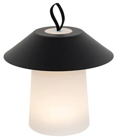 Настолна лампа черна с LED 3-степенна димираща презареждаща се - Иван