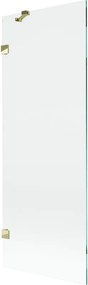 Mexen Lunar душ параван 1-крило 70 x 150 см, прозрачен, златен - 897-070-000-50-00