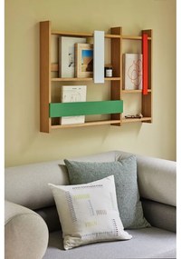 На няколко нива стенен рафт от декор от дъб в естествен цвят 110 cm Arki – Hübsch