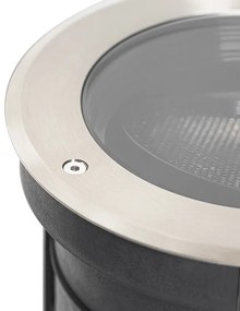 Комплект от 6 броя наземни прожектора стомана AR111 регулируеми IP65 - Delux Honey