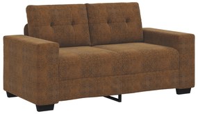 4105120 vidaXL Диван за двама, кафяв, 120 см, изкуствена кожа
