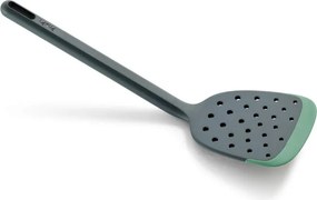 Шпатула решетъчна Lekue 1010182, 30.6 см, Против надраскване, 4/220°C, Гъвкав ръб, Зелен