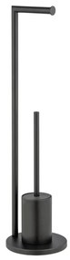 WENKO 25675100 - комплект за тоалетна FERLA 18x69,5 cm черен