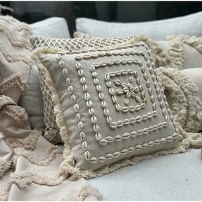 Памучна калъфка за възглавница 43x43 cm Seashells – Mioli Decor