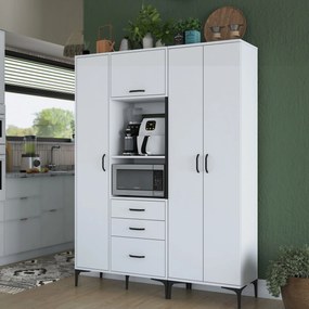 Многофункционален шкаф JE131, цвят Бял