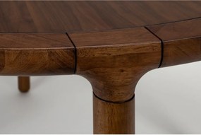 Кръгла трапезна маса от декор от орех ø 128 cm Storm – Zuiver