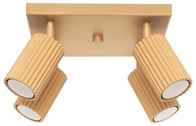 Прожектор в златист цвят 25x25 cm Gleam – Sollux