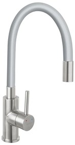 Novaservis - Кран за мивка с гъвкаво рамо неръждаем/сив