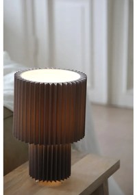 Сива настолна лампа с текстилен абажур (височина 32 cm) Catis – Markslöjd