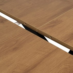 Кръгла сгъваема трапезна маса с допълнителна плоча ø 120 cm Rocía – Ixia