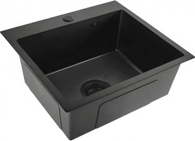 Стоманена мивка Leo 50 Black