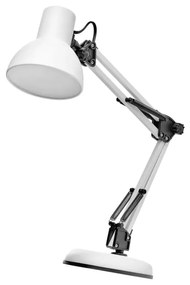 Бяла настолна лампа (височина 48 cm) Lucas - EMOS