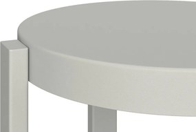 Светлосив стоманен бар стол (височина на седалката 65 cm) Doon – noo.ma