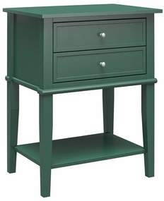 Зелено нощно шкафче Franklin – Støraa