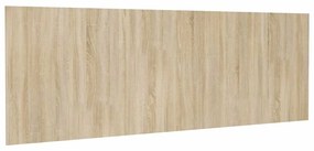 811055 vidaXL Стенна табла за легло дъб сонома 240x1,5x80 см инженерно дърво