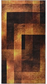Оранжев килим, подходящ за миене 80x200 cm - Vitaus