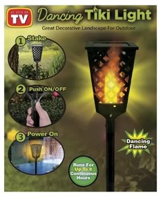 Градинска соларна лампа с ефект на пламък Tiki Light