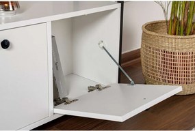 Бяла матова конзолна маса 29,5x120 cm Solace – Kalune Design