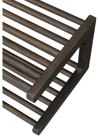 Тъмнокафяв висящ шкаф за обувки от дъбова дървесина Inverness - Rowico