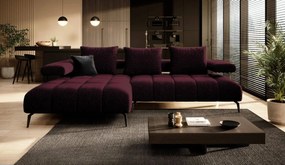 Ъглов диван Magnito Mini-Вишна-ляв