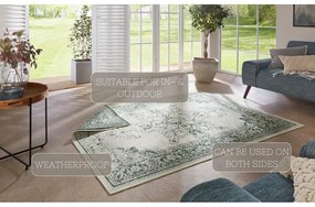 Зелен и кремав килим на открито , 160 x 230 cm Borbon - NORTHRUGS