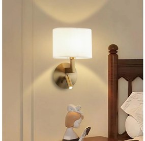 Brilagi - LED Аплик DAYA 1xE14/40W/230V + LED/3W кремав/златист