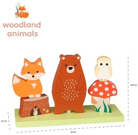 Пъзел низанка с животни - Woodland Animals