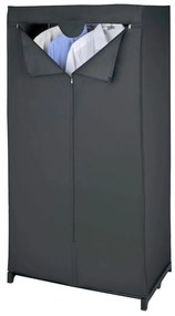 Черен текстилен гардероб 75x150 cm Deep – Wenko