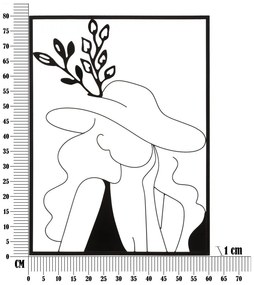 Метална декорация за стена 60x80 cm Elegant - Mauro Ferretti