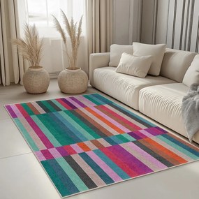 Тюркоазен килим подходящ за пране 160x230 cm Acid Rain – Mila Home
