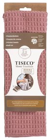 Комплект от 2 розови кухненски кърпи от микрофибър, 60 x 40 cm - Tiseco Home Studio