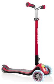 Globber  -  Тротинетка Elite Prime със светещи колела - Червена