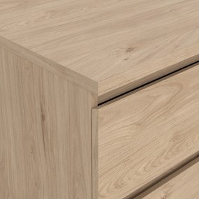 Скрин от декор от дъб в естествен цвят 154x76x50 cm Naia – Tvilum
