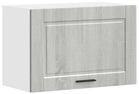 854083 vidaXL Кухненски стенен шкаф Porto, сив сонома, инженерно дърво