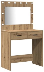 Sonata H 2 Часов комплект тоалетка с LED в Artisan Oak инжектирана дървесина