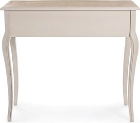 Кремава конзолна маса 40x90 cm Clarisse – Bizzotto