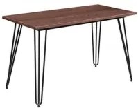 Правоъгълна маса 160x80xh75см метал/дърво ANTIQUE-INDUSTRIAL-(I-M1608075)