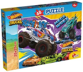Пъзел, Lisciani, Hot Wheels , 48 части