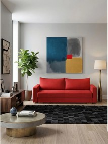 Диван Kleio двуместен-150φ 80β εκ.-Κόκκινο