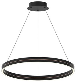 LED Пендел GRAVITY LED/36W/230V черен