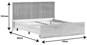 Легло Брус 200-000761 цвят дъб-бял