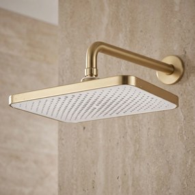 Правоъгълна душ пита REA JS-032 Brushed Gold