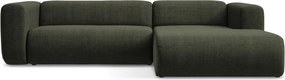 Зелен ъглов диван (десен ъгъл) Ekahi – Makamii