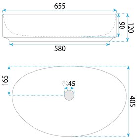 Умивалник за плот Joana  65