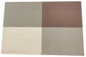 Кафява пластмасова подложка 2 бр. 30x45 cm Chess - JAHU collections