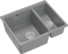 гранитна мивка Logan 150 Grey Metallic