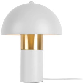 Настолна лампа в бяло-златист цвят, височина 26 cm Seta - Leitmotiv